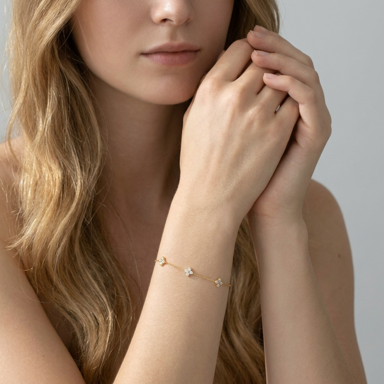 Amelia Dainty Crystal Bracelet