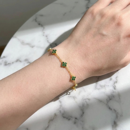 Ann Clover Crystal Bracelet