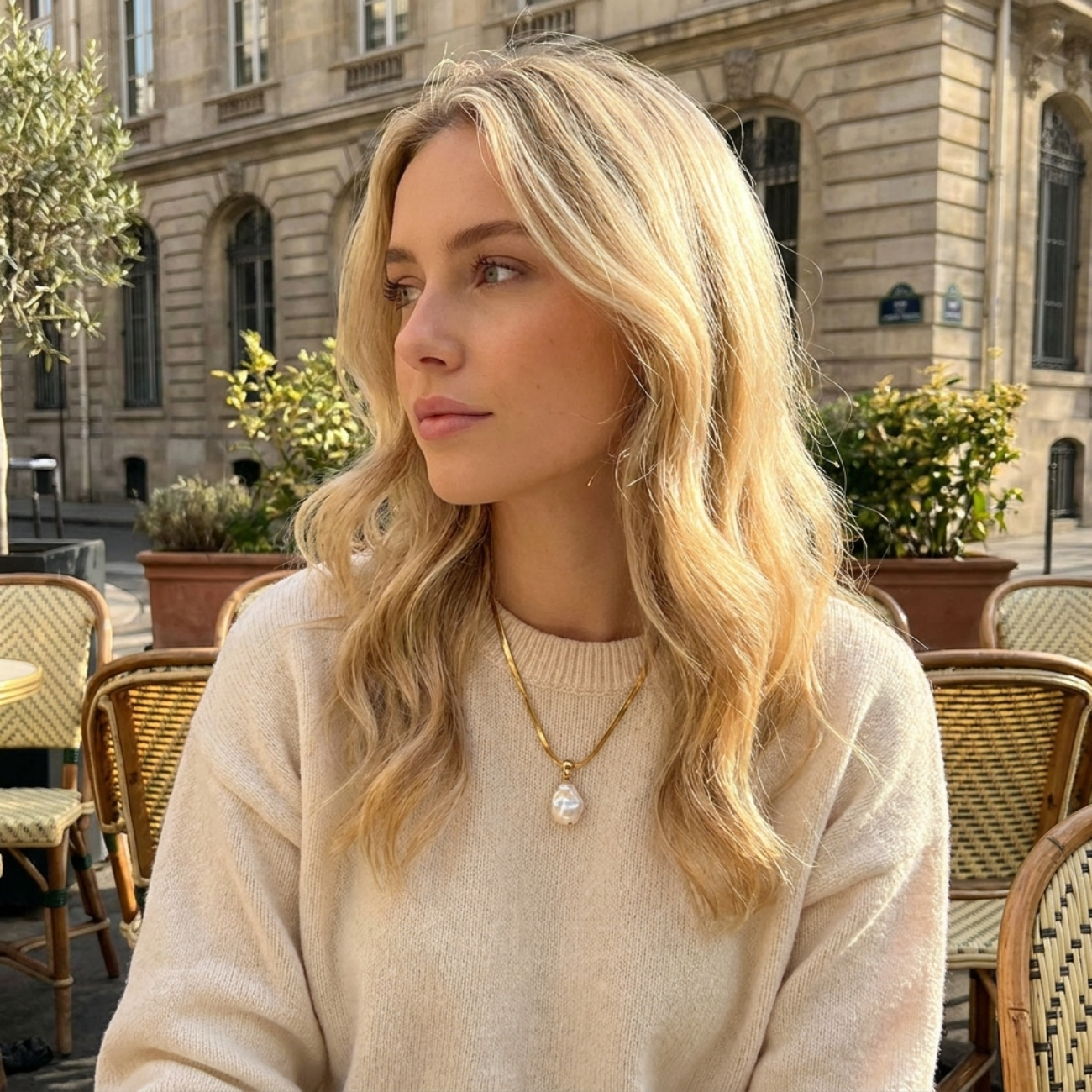 Celeste Pearl Necklace