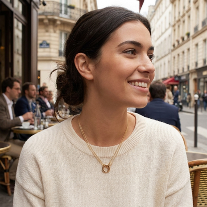 Elvi Gold Chain Necklace