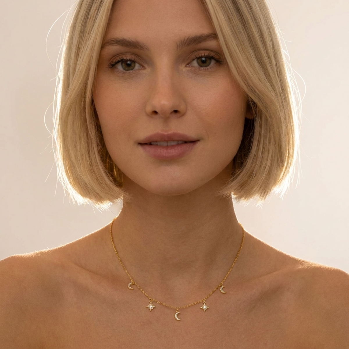 Emily Moon & Star Necklace