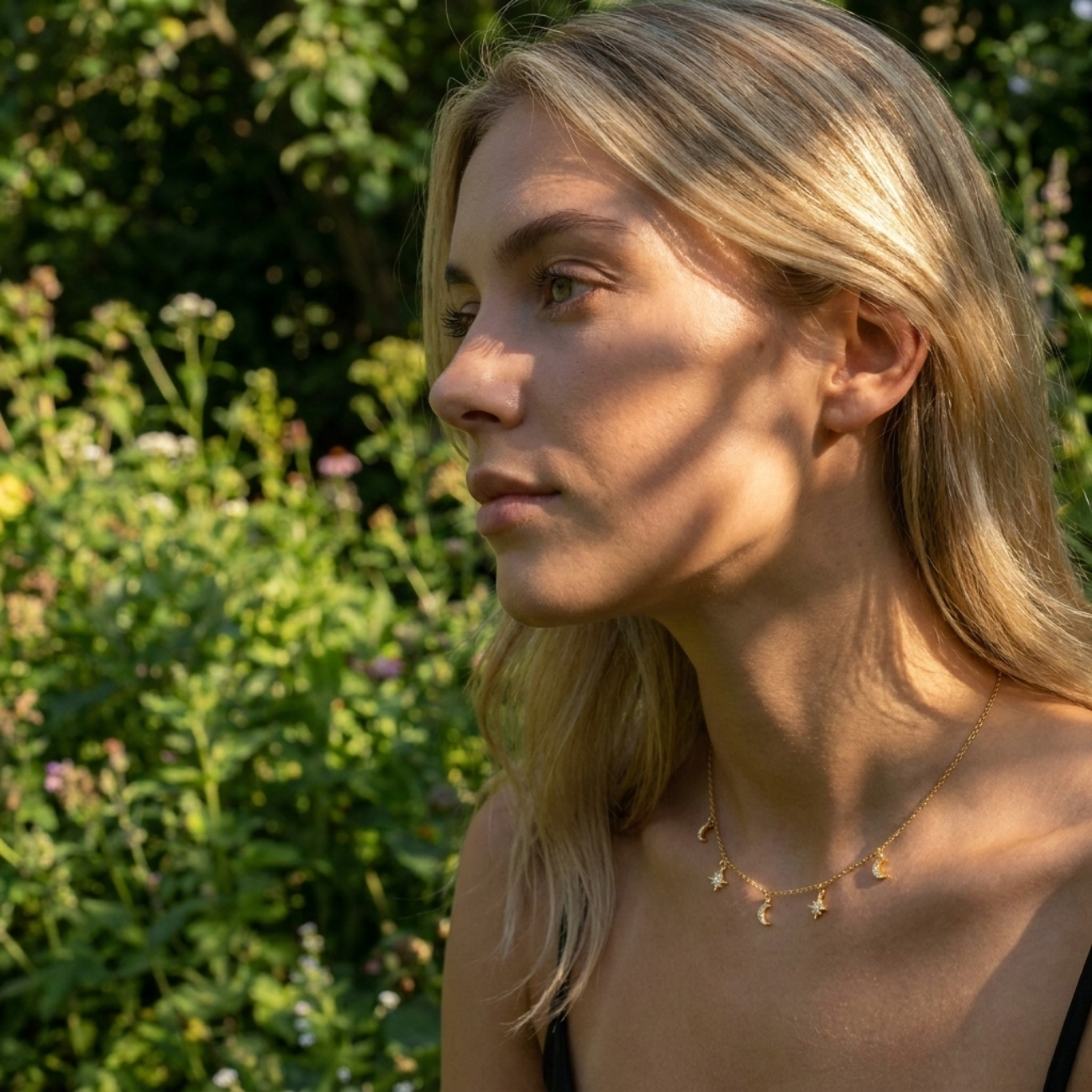 Emily Moon & Star Necklace
