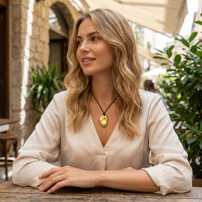 Giselle Gold Pendant Necklace