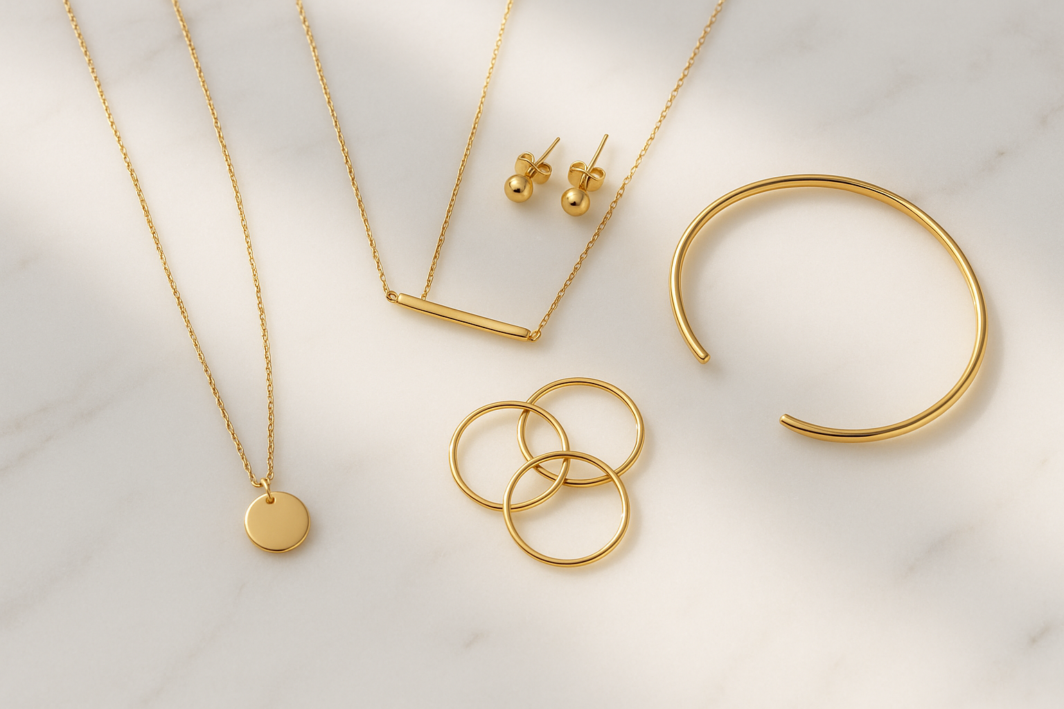 gold-plated jewelry for everyday were