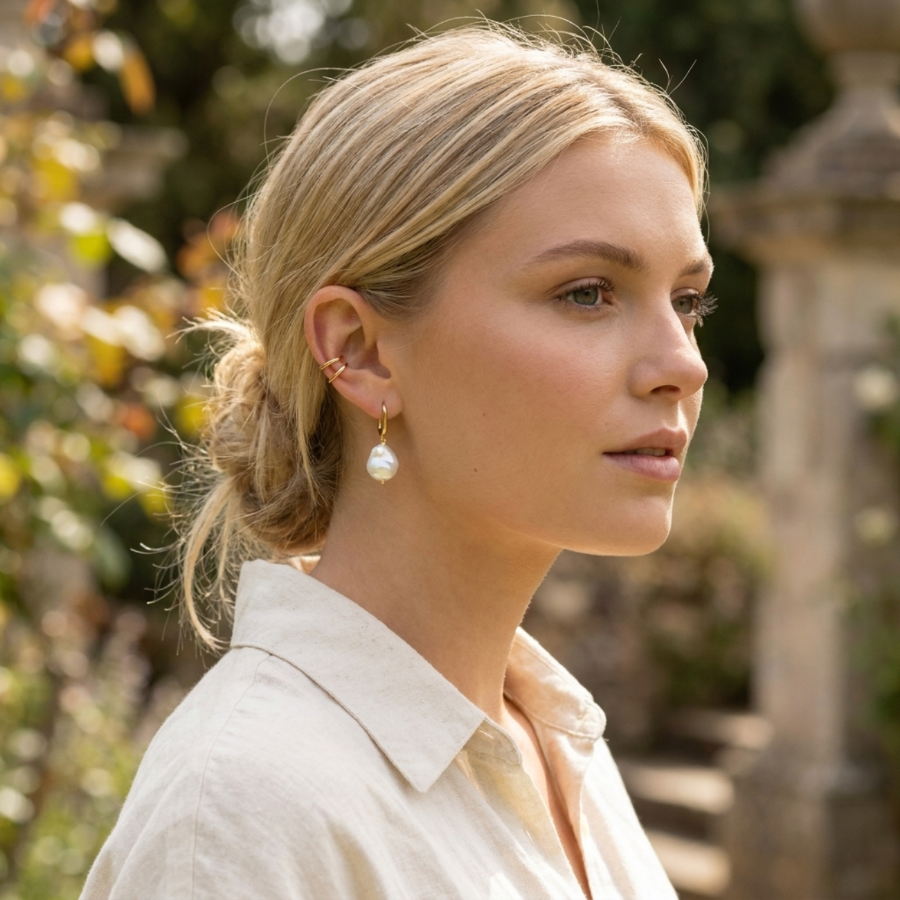 Lina Freshwater Pearl Earrings