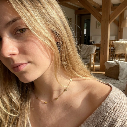 Linda Clover Chain Necklace