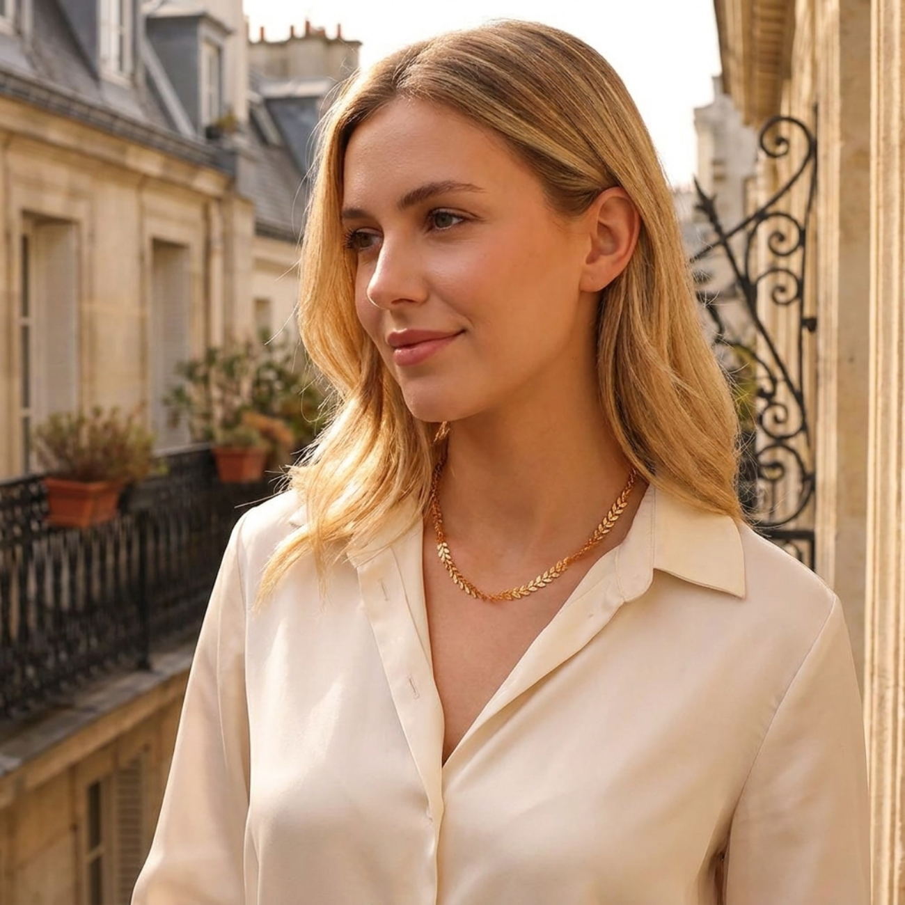 Lucia Gold Necklace
