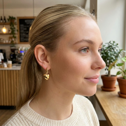 Malia Gold Hoop Earrings