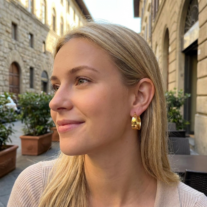 Naya Gold Hoop Earrings