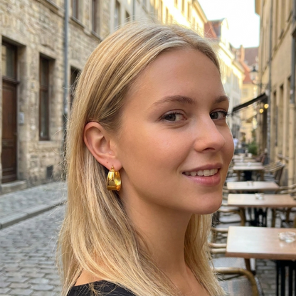 Naya Gold Hoop Earrings