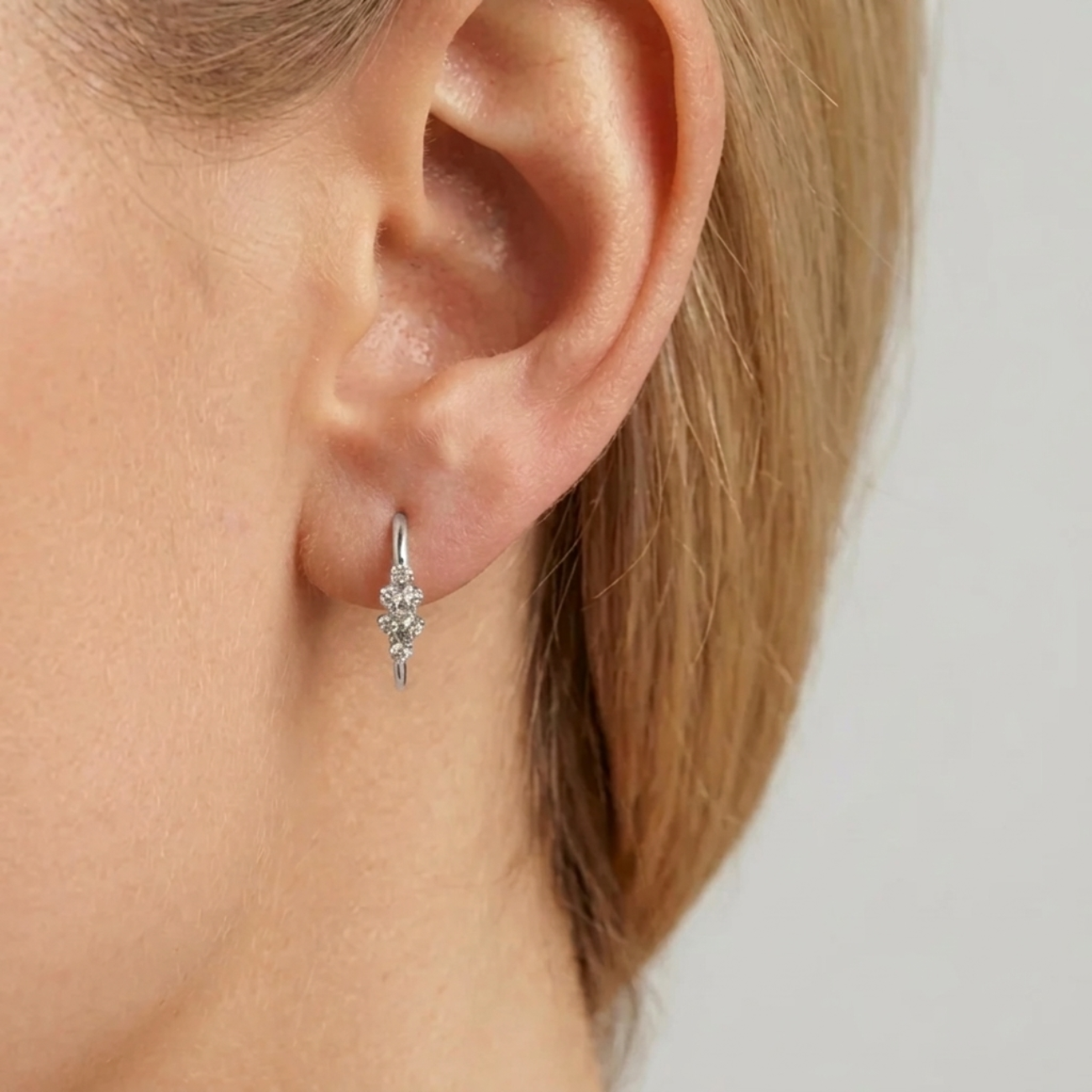 Sophie Crystal Cluster Earrings