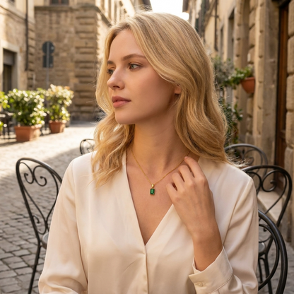Veya Green Necklace